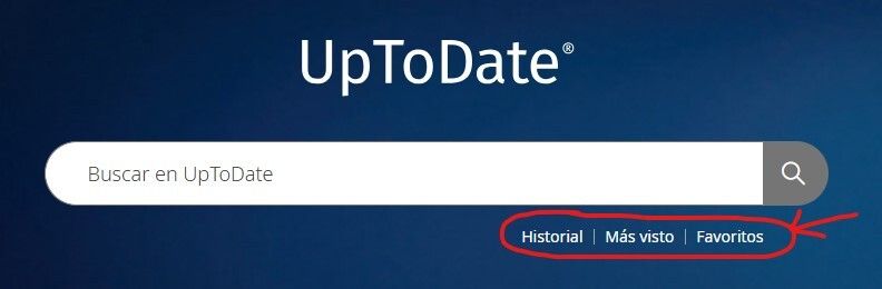historial uptodate