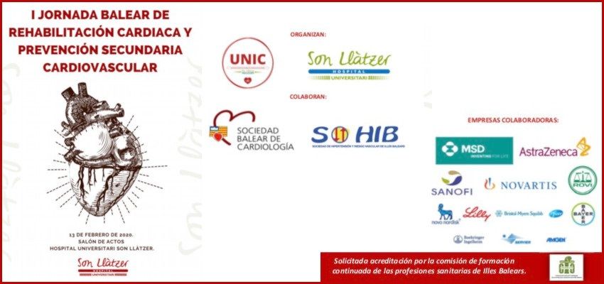 I Jornada Balear de Rehabilitación Cardiaca y prevención secundaria cardiovascular