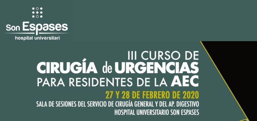 III Curso de Cirugía de Urgencias para Residentes