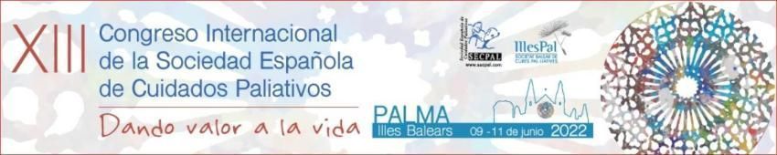 XIII Congreso Internacional de la Sociedad Española de Cuidados Paliativos.
