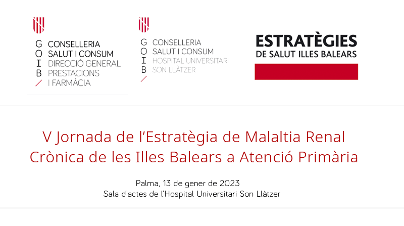 V Jornada de l'Estratègia de Malaltia Renal Crònica de les Illes Balears