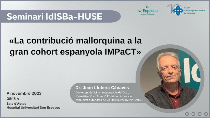 La contribució mallorquina a la gran cohort espanyola IMPaCT