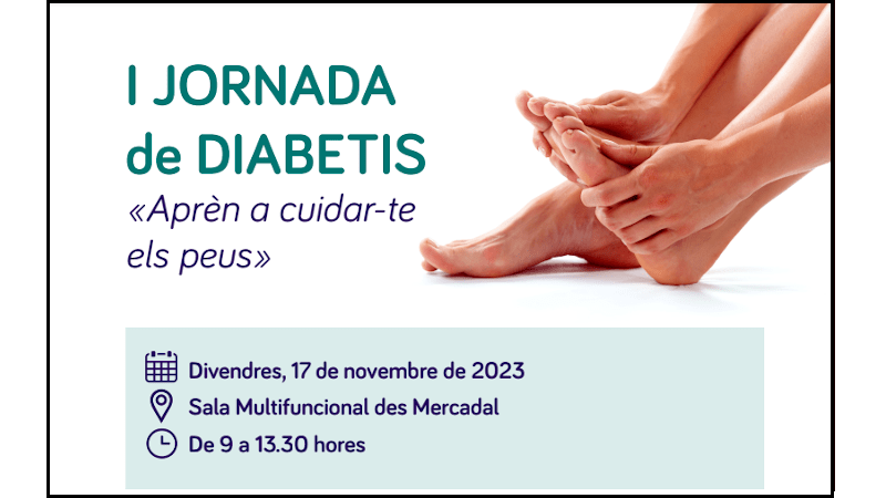 I JORNADA  de DIABETES «Aprende a cuidarte los pies»