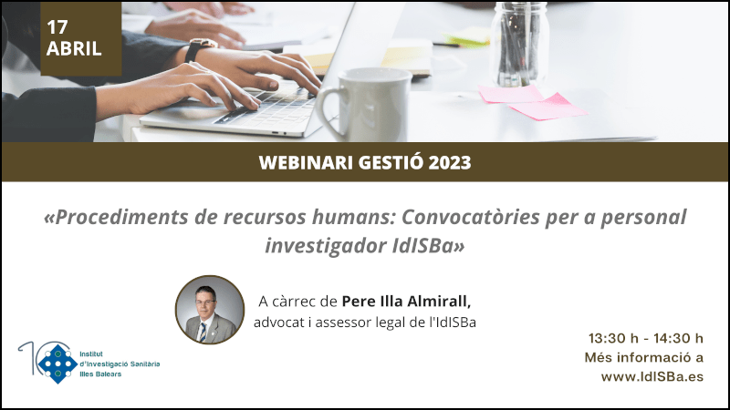 Procediments de recursos humans: Convocatòries per a personal investigador IdISBa