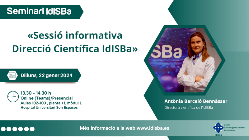Sesión informativa Dirección Científica IdISBa
