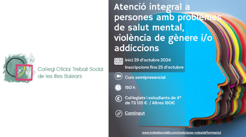 Atención Integral a personas con problemas de salud mental, violencia de género y /o adicciones