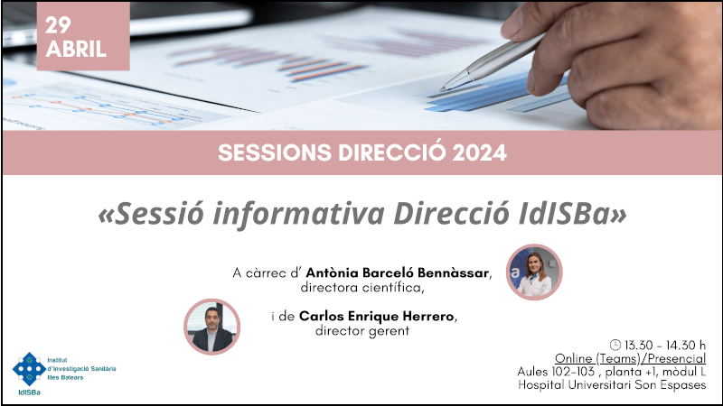 Sesión informativa Dirección IdISBa