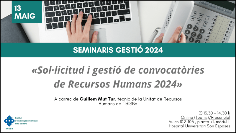Sol·licitud i gestió de convocatòries de Recursos Humans 2024