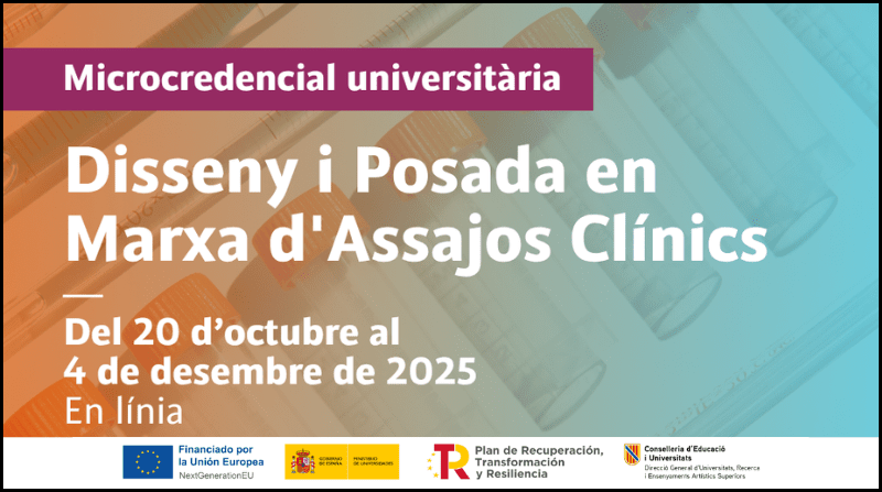 Disenny i posada en marxa d'assajos clínics (2ECTS)