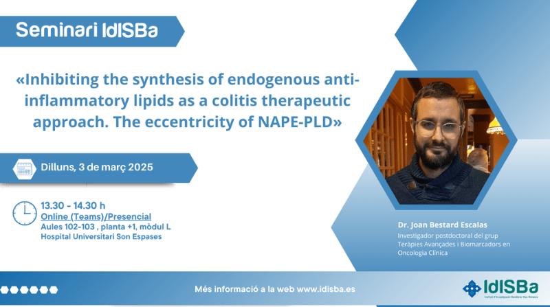Inhibiting the synthesis of endogenous anti-inflammatory lipids as a colitis therapeutic approach. The eccentricity of NAPE-PLD