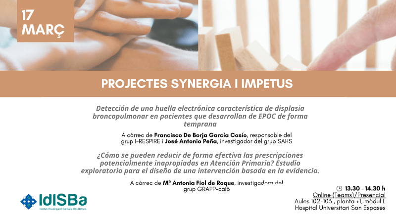 Projectes Synergia i Impetus 