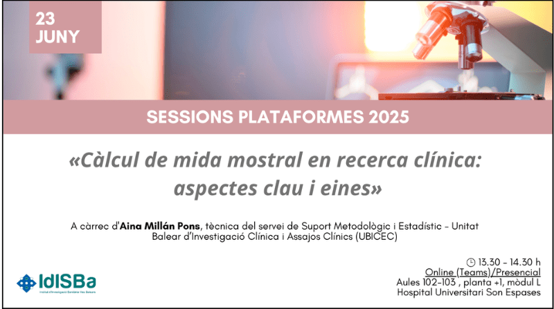 Càlcul de mida mostral en recerca clínica: aspectes clau i eines