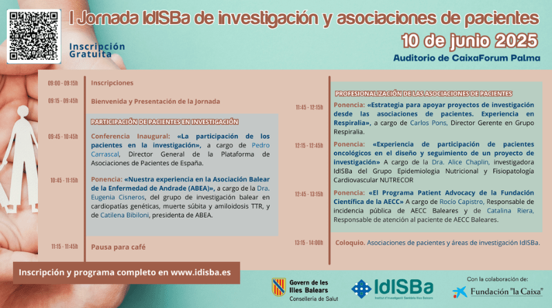 I Jornada IdISBa d’investigació i associacions de pacients 