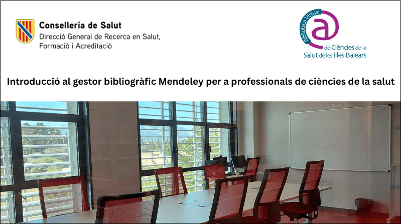 Introducción al gestor bibliográfico Mendeley para profesionales de ciencias de la salud