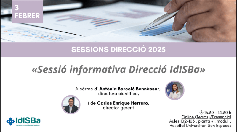 Sessió informativa Direcció IdISBa