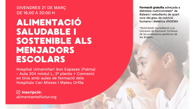 Alimentació saludable i sostenible als menjadors escolars 
