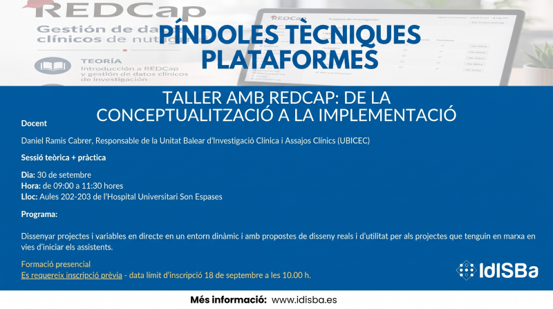 Taller con REDCap: de la conceptualización a la implementación 