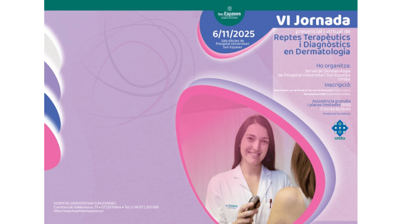 VI Jornada Reptes terapèutics i diagnòstics en  dermatologia