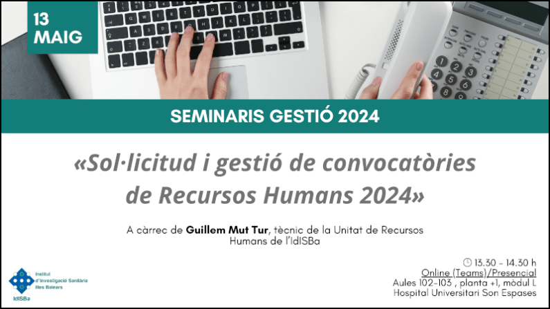 Sol·licitud i gestió de convocatòries de Recursos Humans 2024