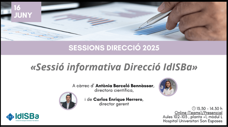 Sesión informativa Dirección IdISBa