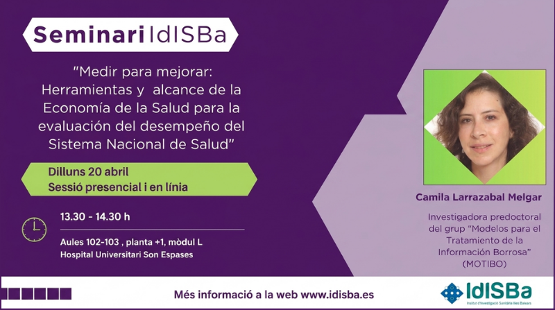 Medir para mejorar: Herramientas y alcance de la Economía de la Salud  para la evaluación y el desempeño del Sistema Nacional de Salud