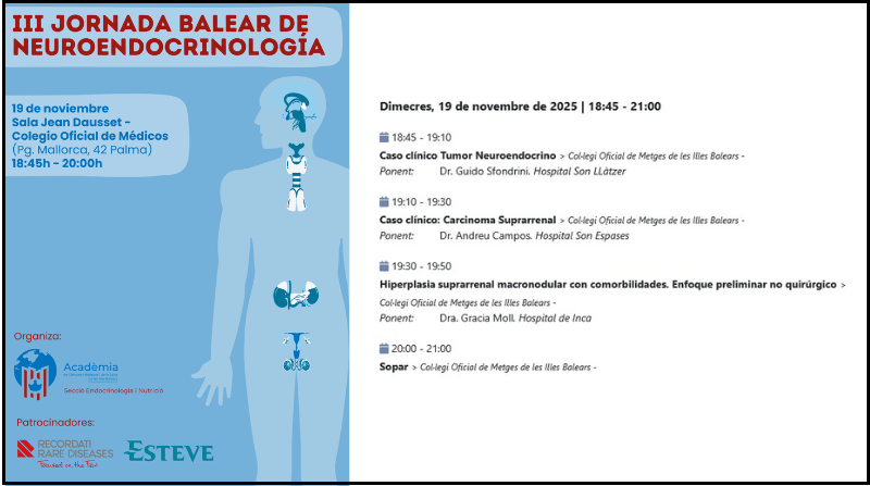 III Jornada Balear de Neuroendocrinología