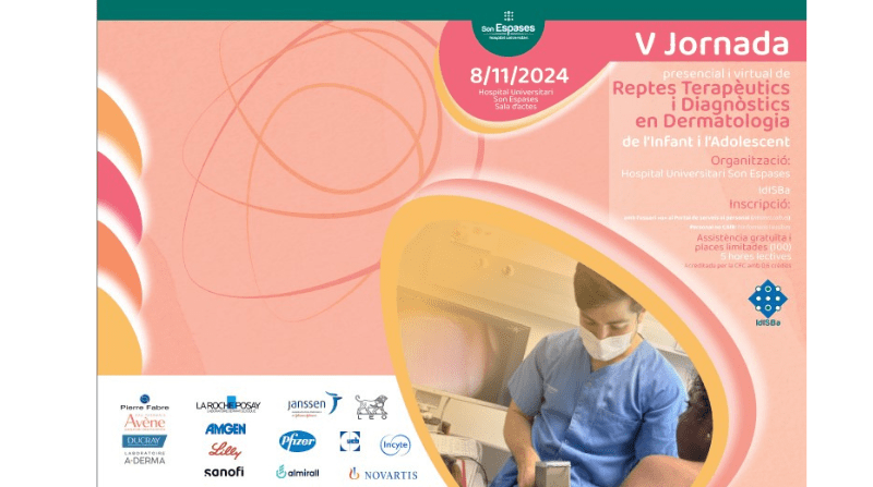 V Jornada de Reptes Terapèutics i Diagnòstics en Dermatologia de l’Infant i l’Adolescent