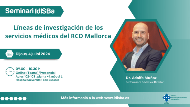 Líneas de investigación de los servicios médicos del RCD Mallorca